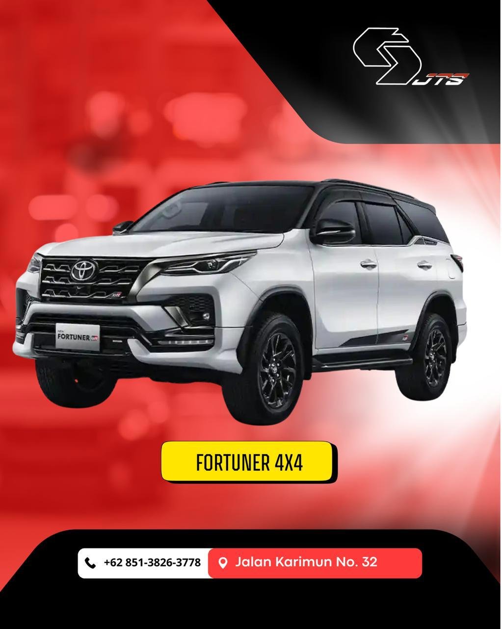 Rental Fortuner GR